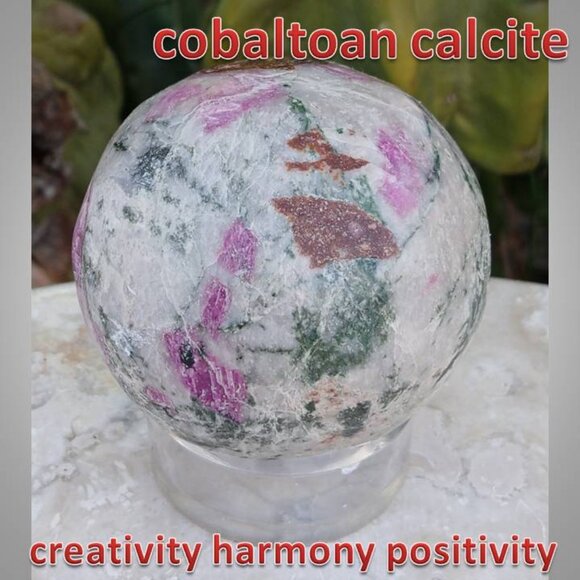 Other - 48mm cobaltoan calcite from CONGO 01 positivity HARMONY love
